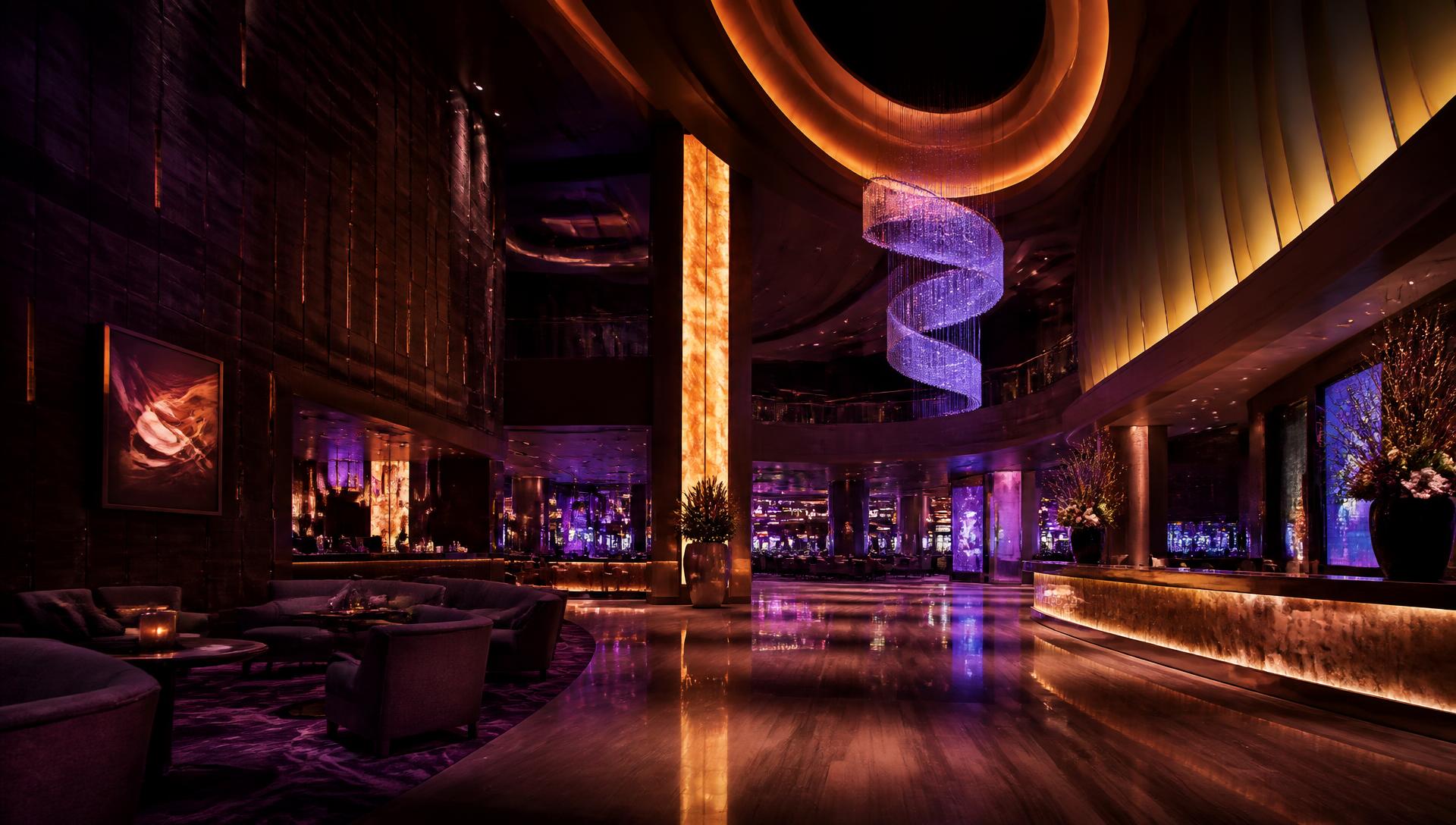 Luxury casino interior environment
